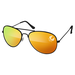 Metal Aviator Mirrored Sunglasses