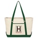 Large Cotton Canvas Sailing Tote Bag