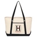 Large Cotton Canvas Sailing Tote Bag