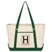 Large Cotton Canvas Sailing Tote Bag
