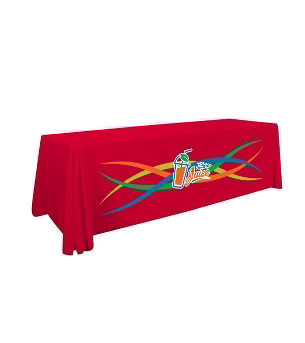 8' Standard Table Throw (Full-Color Front Only)