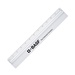 Plastic 12 Ruler With Magnifying Glass