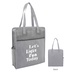 Color Basics Heathered Non-Woven Tote Bag