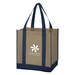Non Woven Two-Tone Shopper Tote Bag
