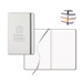 Castelli White Laser Medio White Page Lined Journal