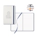 Castelli White Laser Medio White Page Lined Journal