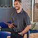 North End Men's Jaq Snap-Up Stretch Performance Polo - Embroidered