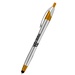 Comfy Curvy Stylus Tip Pen - Silver