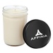 Jelly Jar Candle with Black Lid