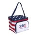 Stars & Stripes USA Lunch Bag with 250 USA Anniversary Logo & Imprint