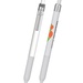 Alamo White Barrel Pen with Dollar Clip