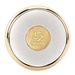 Round Brass Gold Coaster