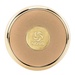 Round Brass Gold Coaster