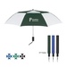 44" Telescopic Folding Vented Umbrella