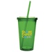 18 oz. Double Wall Acrylic Tumbler- Front only - Full Color Imprint