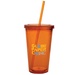 18 oz. Double Wall Acrylic Tumbler- Front only - Full Color Imprint