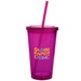 18 oz. Double Wall Acrylic Tumbler- Front only - Full Color Imprint