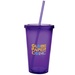 18 oz. Double Wall Acrylic Tumbler- Front only - Full Color Imprint