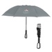 46" Arc Telescopic Inversion Umbrella With Carabiner Handle And 100% rPET Canopy