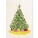 Gold Star Tree Holiday Greeting Card