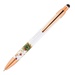 Festive Merry Christmas & Happy New Year Stylus Copper Pen - Full Color Imprint