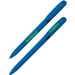 Pivo Blue Promotional Pen with Color Ring