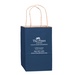 Matte 5" x 3-1/2 x 8" Custom Shopping Bags