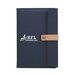 Two-Tone Journal with Leather Closure