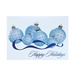 Classic Plaid Ornaments Holiday Card