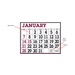 Big Numbers Span-A-Year Calendar