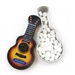Gold Acoustic Guitar Shaped Mint Tin