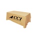 Custom 6' Flat 3 Sided Table Cover