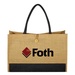 Jute Box Tote Bag