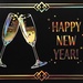 Classic Happy New Year Greeting Card