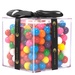 Logo Acrylic Gift Cube Filled with Gum Balls