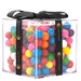 Logo Acrylic Gift Cube Filled with Gum Balls