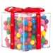 Logo Acrylic Gift Cube Filled with Gum Balls