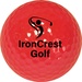 Promotional Red Golf Ball STD Service