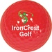 Promotional Red Golf Ball STD Service