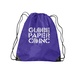 Drawstring Bag with Trim