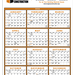 Triumph® Calendars Small Quantity Custom Span-A-Year Calendar - 2027