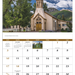 Good Value™ Scenic Churches - Stapled Calendar