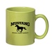 11 oz. Colored Stoneware Mug With C-Handle