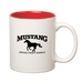 11 oz. Colored Stoneware Mug With C-Handle