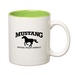 11 oz. Colored Stoneware Mug With C-Handle