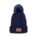 Leeman Knit Beanie With Fur Pom Pom