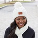 Leeman Knit Beanie With Fur Pom Pom