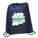 Non-Woven Drawstring Cinch-Up Backpack - Full Color Imprint