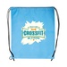 Non-Woven Drawstring Cinch-Up Backpack - Full Color Imprint