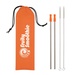2-Pack Stainless Steel Straw Kit